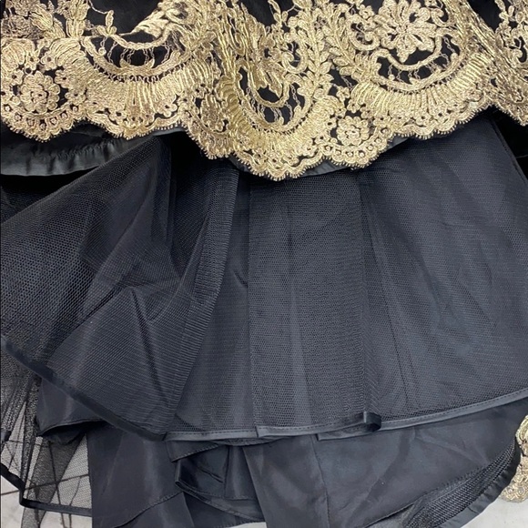 Camille La Vie embroidered mother of bride long gown - Picture 4 of 9